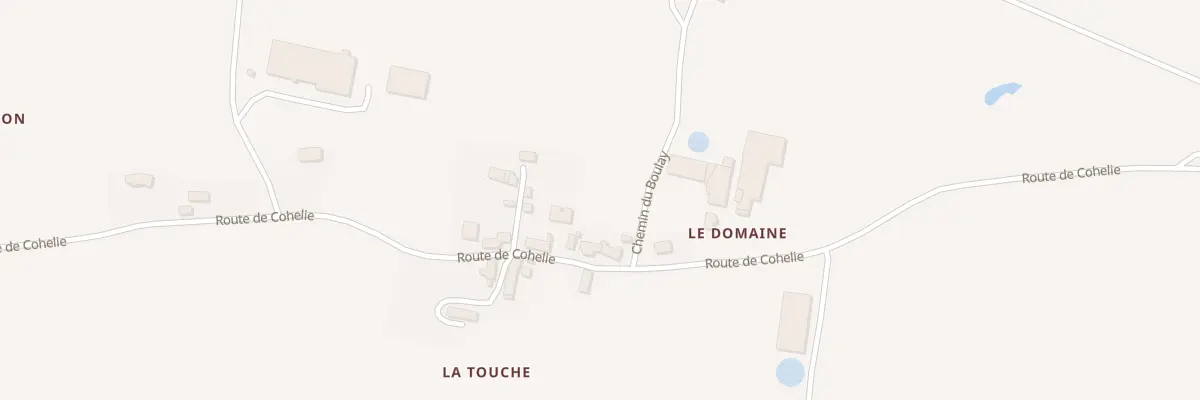 Plan du 28 Rte de Cohelie à Villepail