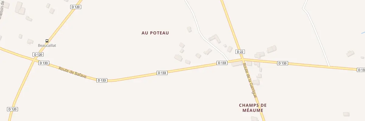 Plan du 238 Au Poteau à Maransin