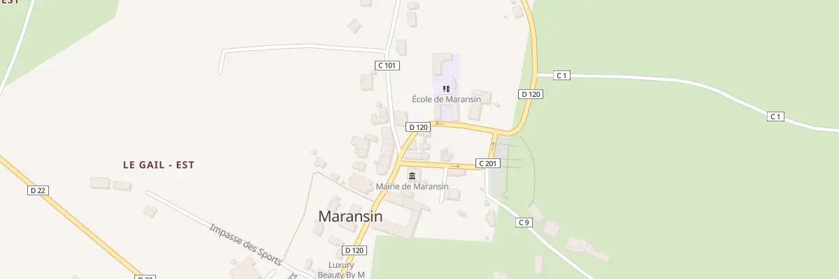 Plan du 219 Le Bourg à Maransin