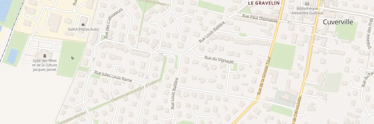 Plan du 15T Rue Louis Ballière à Cuverville