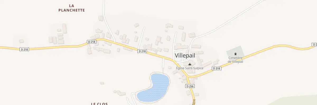Plan du 31 Rue de la Planchette à Villepail