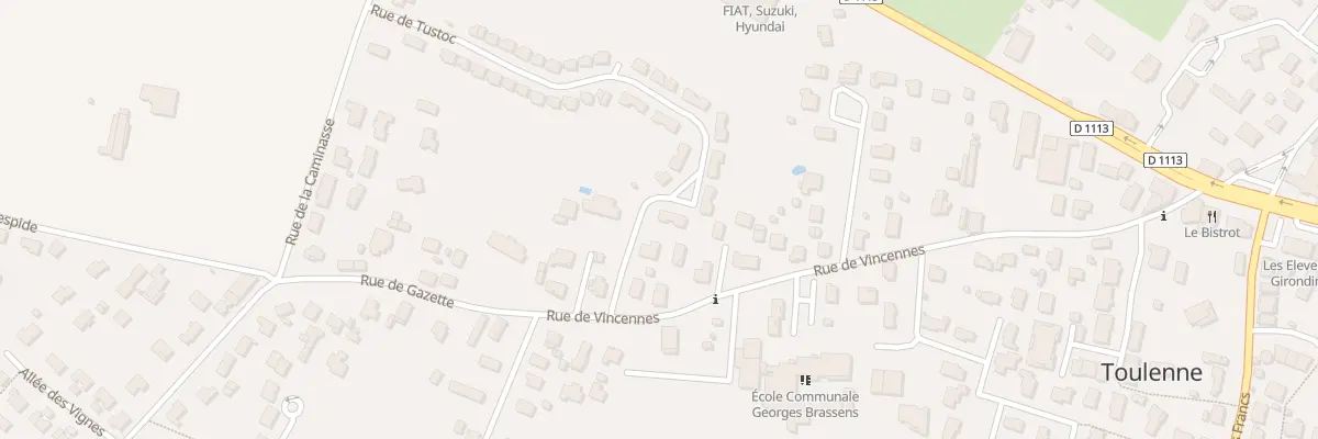 Plan du 7 Rue Tustoc à Toulenne