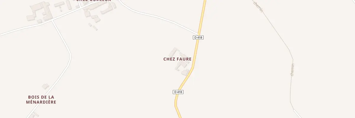 Plan du 6 Chez Faure à Verrières