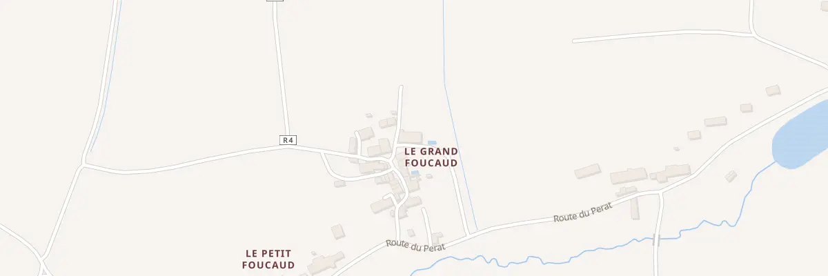 Plan du 5007 Le Grand Foucaud à Bran