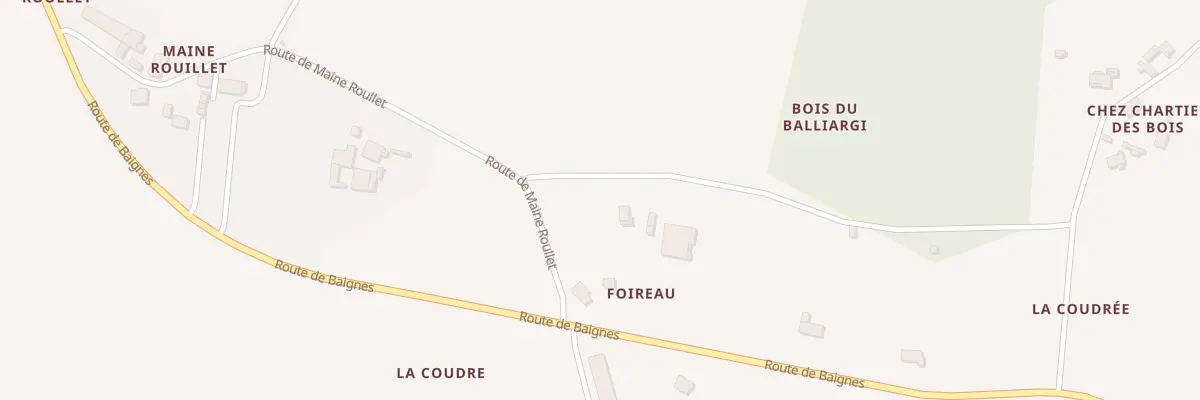 Plan du 5230 La Coudree à Saint-Maigrin