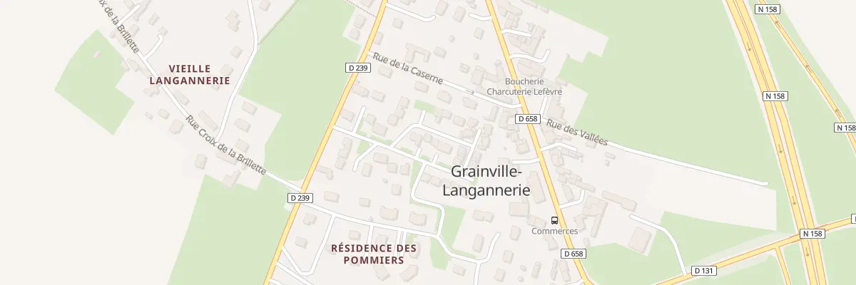 Plan du 22 Rue des Pinsons à Grainville-Langannerie