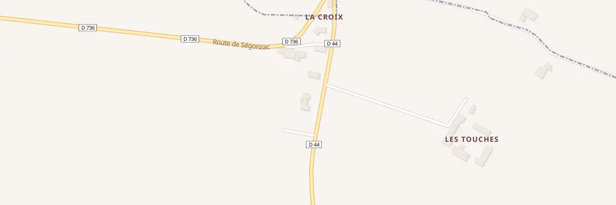 Plan du 5 Vge La Croix à Verrières