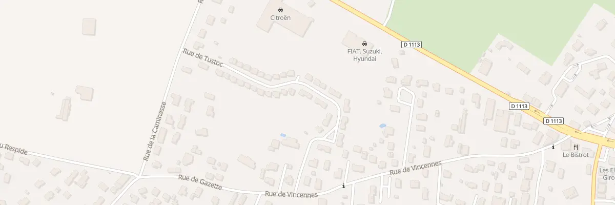 Plan du 12 Rue Tustoc à Toulenne