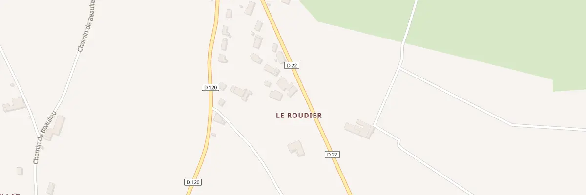 Plan du 6B Le Roudier à Maransin