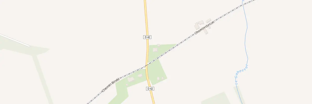 Plan du 1 Che du Luc à Carrère