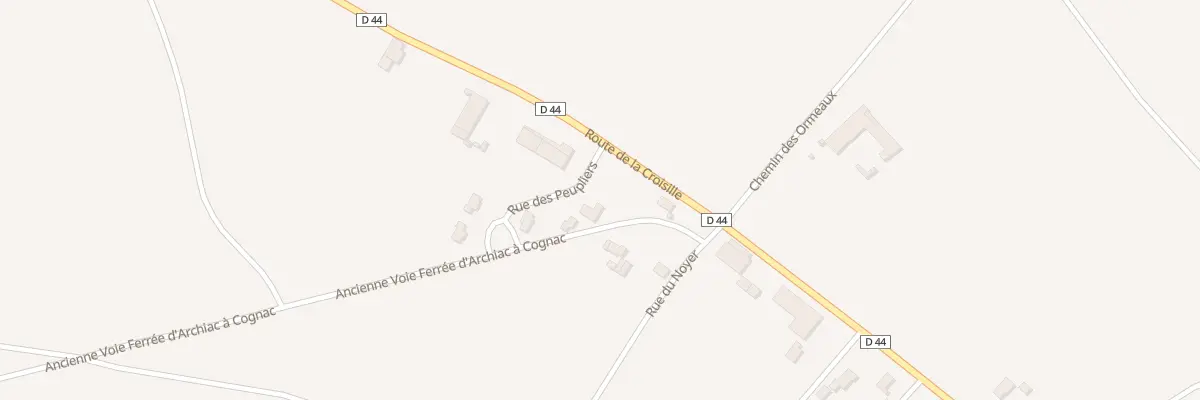 Plan du 777 Rte de la Croisille à Juillac-le-Coq