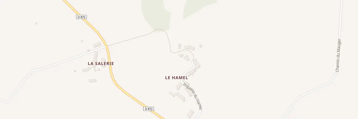 Plan du 257 Imp du Hamel à Putanges-le-Lac