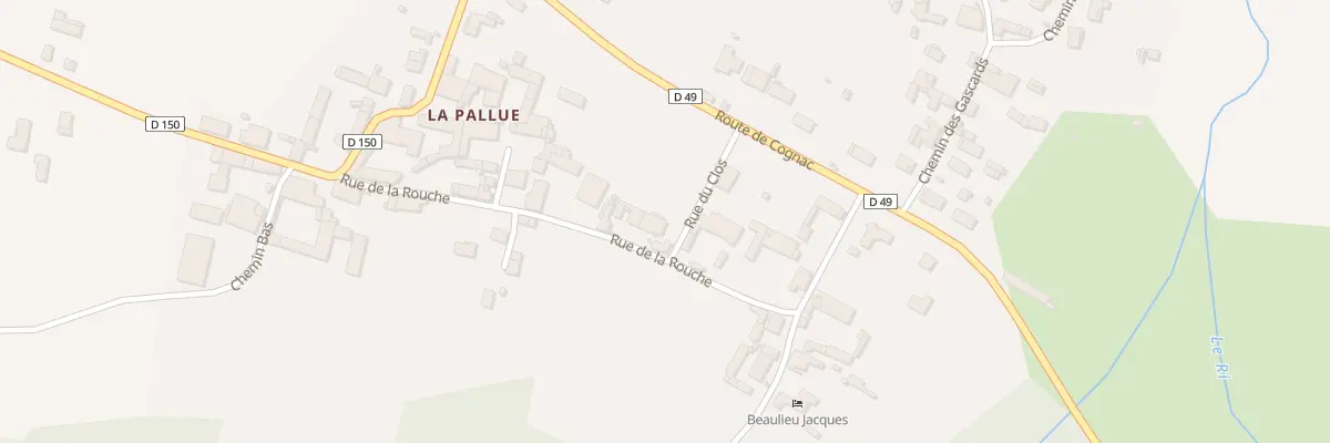 Plan du 16 Rue de la Rouche à Gensac-la-Pallue