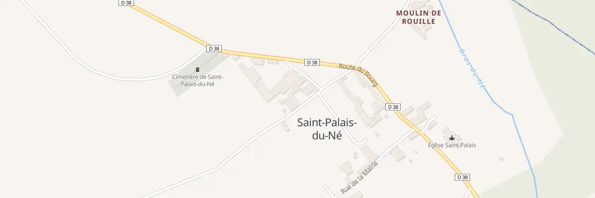 Plan du 2 Rte des Maigrines à Saint-Palais-du-Né