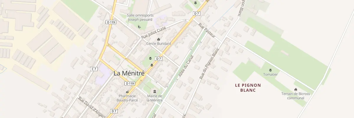 Plan du 1 Rue André Pelé à La Ménitré