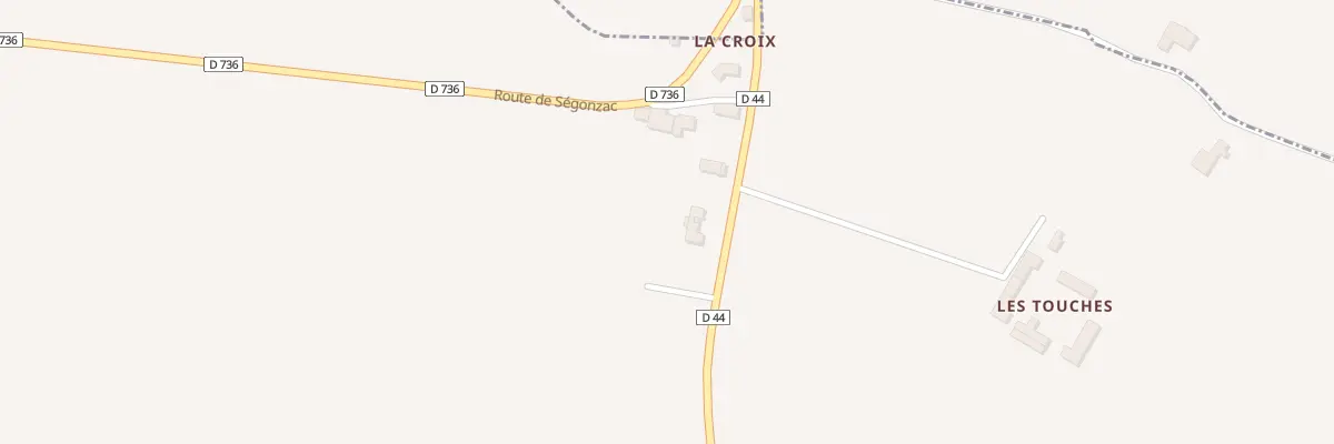 Plan du 3 Vge La Croix à Verrières