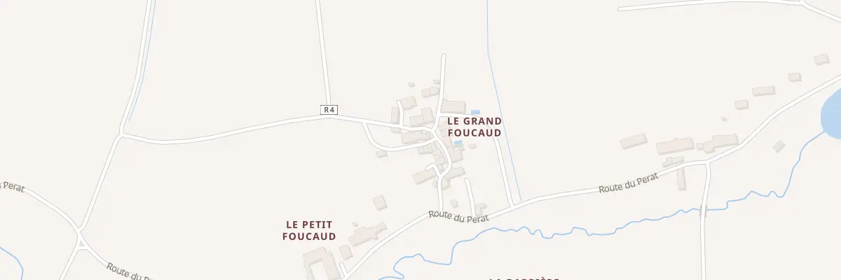 Plan du 5004 Le Grand Foucaud à Bran