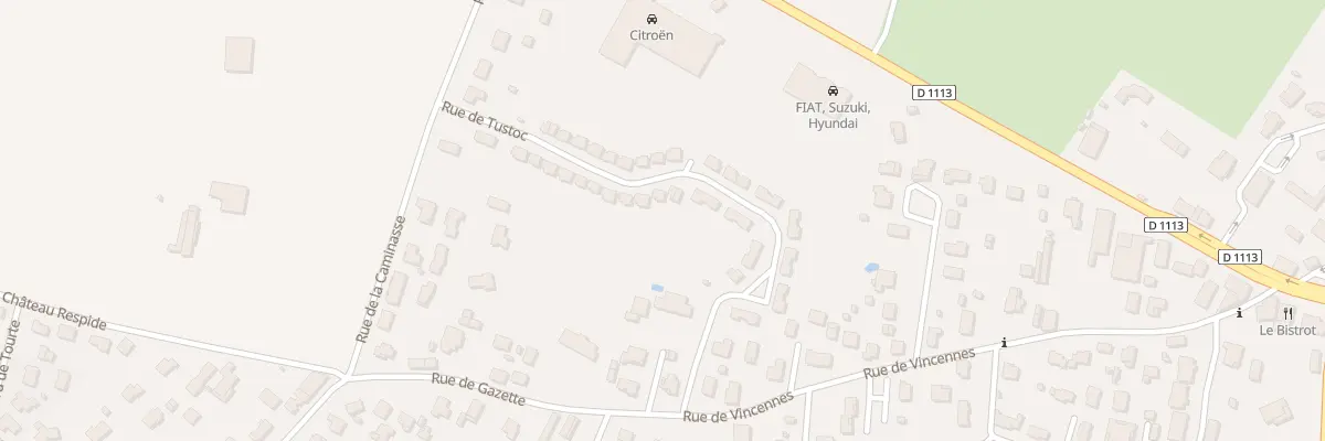 Plan du 16 Rue Tustoc à Toulenne