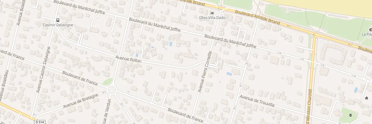 Plan du 6 Rue Rollon à Ouistreham