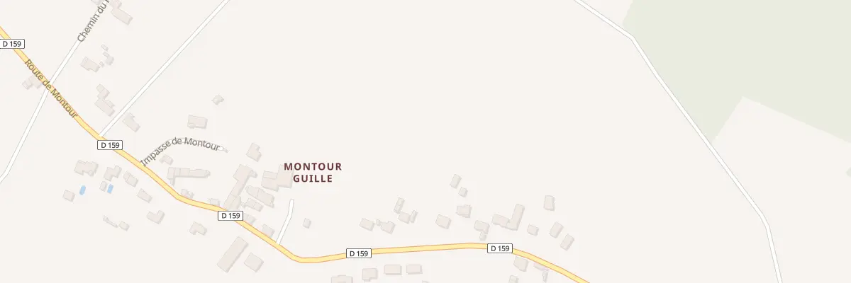 Plan du 228 Rte de Montour à Nercillac