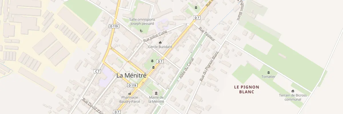 Plan du 8 Rue du Roi René à La Ménitré