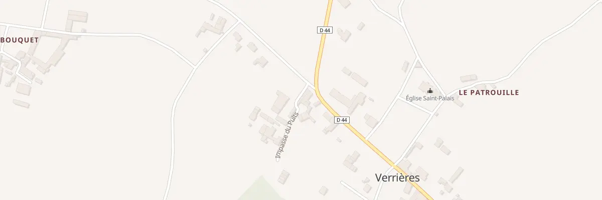 Plan du 1 Imp du Puits à Verrières