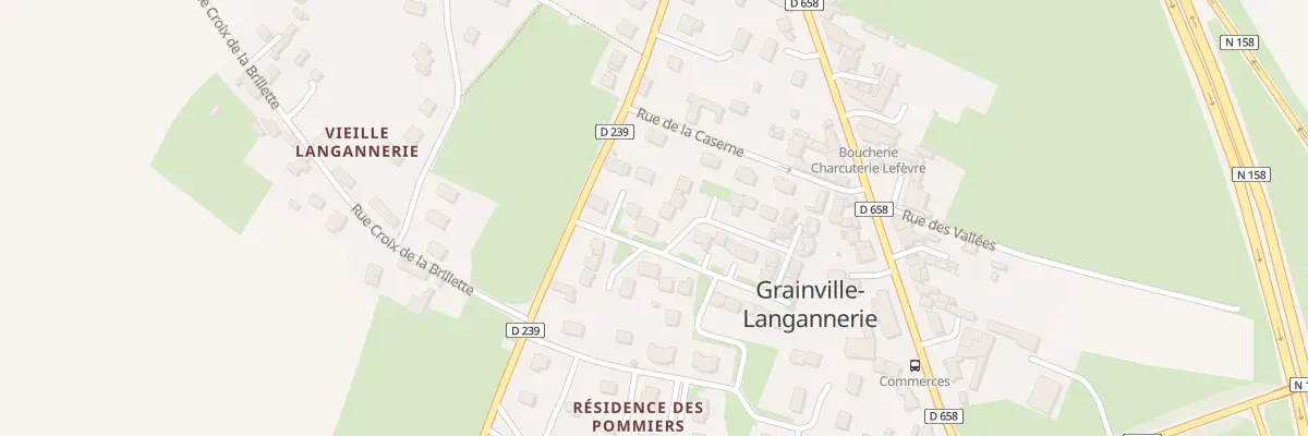 Plan du 5 Rue des Pinsons à Grainville-Langannerie