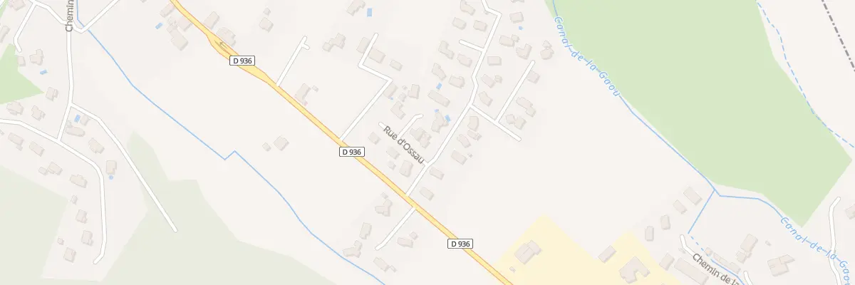 Plan du 2 Rue d’Ossau à Bourdettes