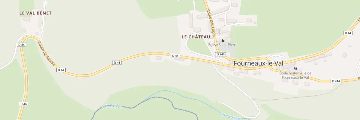Plan du 5012 Le Bourg à Fourneaux-le-Val