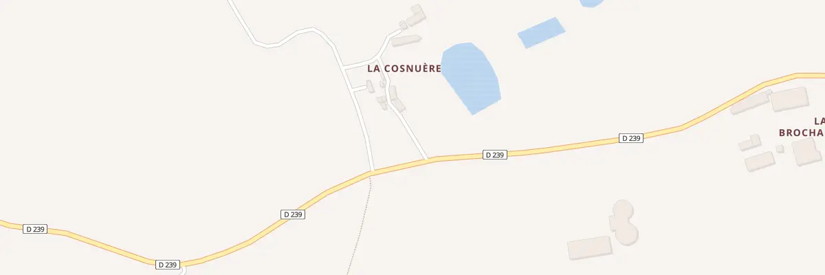 Plan du 3 La Cosnuere à Courcité