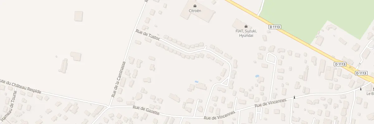 Plan du 22 Rue Tustoc à Toulenne
