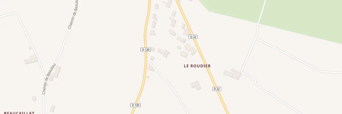 Plan du 4 Le Roudier à Maransin