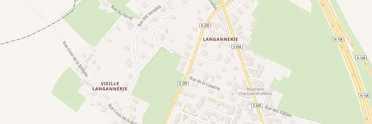 Plan du 9B Rue de l’Église à Grainville-Langannerie