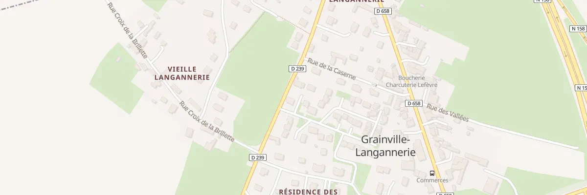 Plan du 1 Rue des Pinsons à Grainville-Langannerie