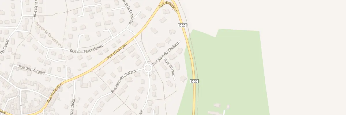 Plan du 26 Rue Jean du Chalard à Villaines-la-Juhel