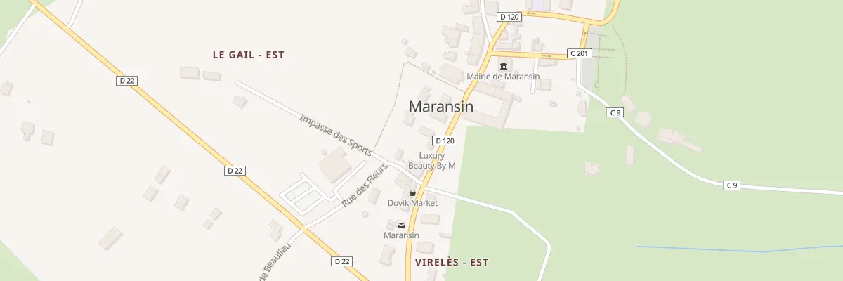 Plan du 3D Le Bourg à Maransin