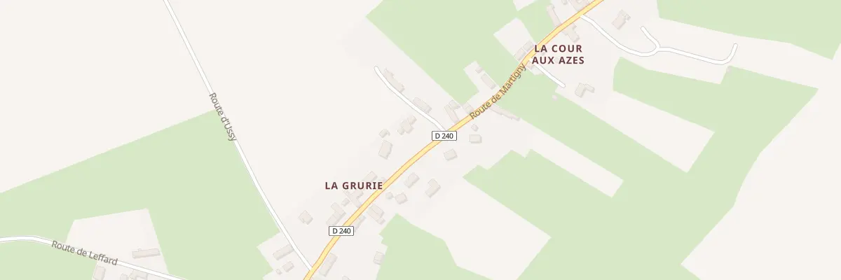 Plan du 1 Imp de la Grurie à Villers-Canivet