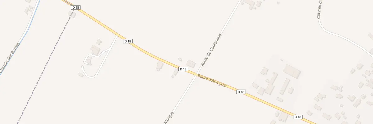 Plan du 21 Rte de Coulonque à Génissac