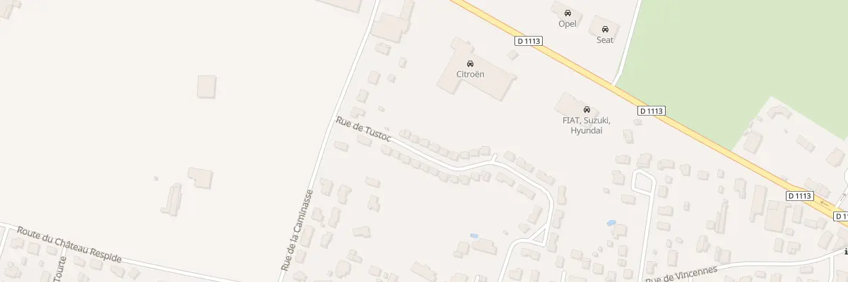 Plan du 45 Rue Tustoc à Toulenne