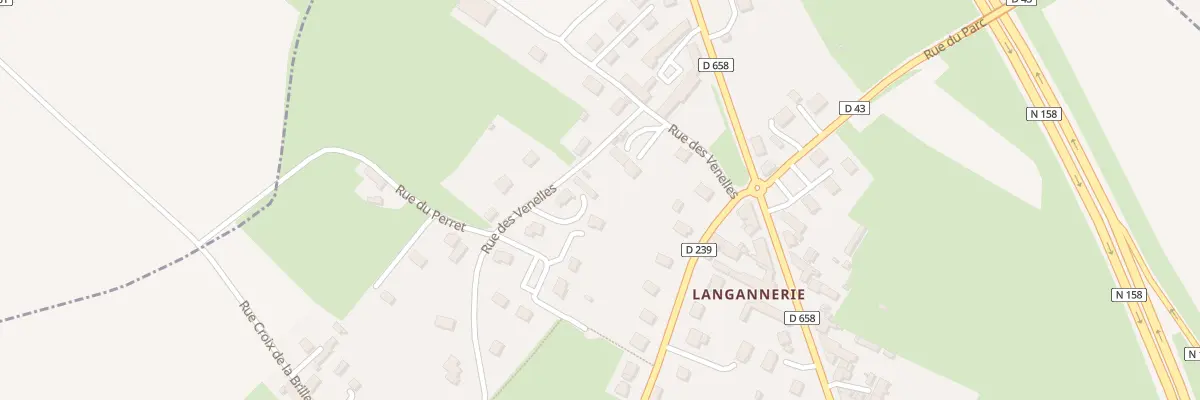 Plan du 8 Rue des Venelles à Grainville-Langannerie