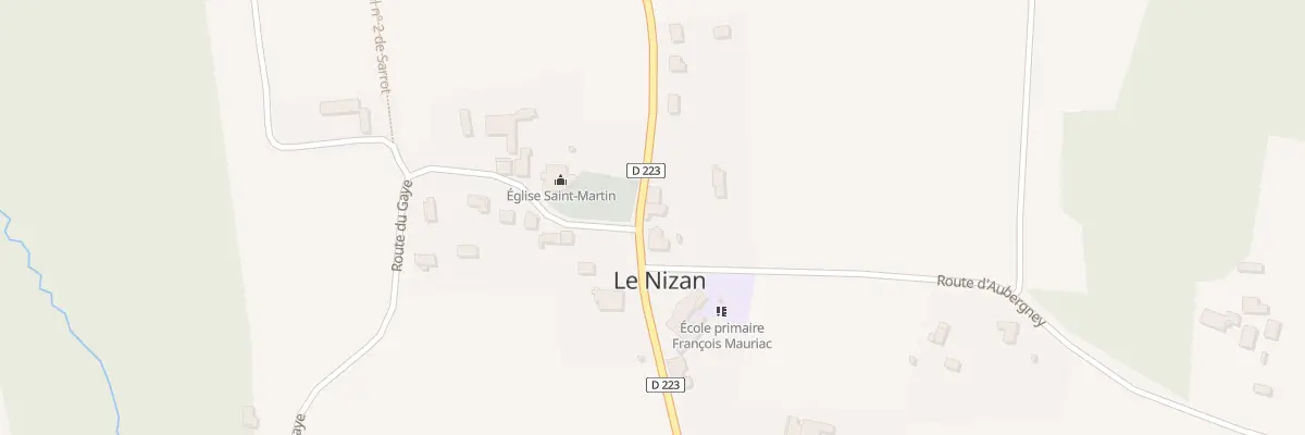 Plan du 5 Le Bourg-Est au Nizan