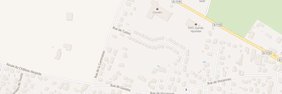 Plan du 28 Rue Tustoc à Toulenne