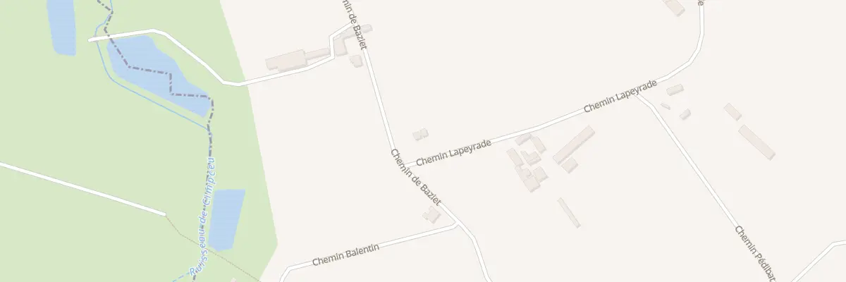 Plan du 1450 Che Baziet à Sévignacq