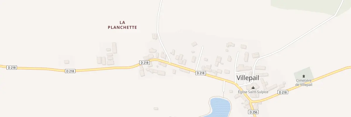 Plan du 19 Rue de la Planchette à Villepail