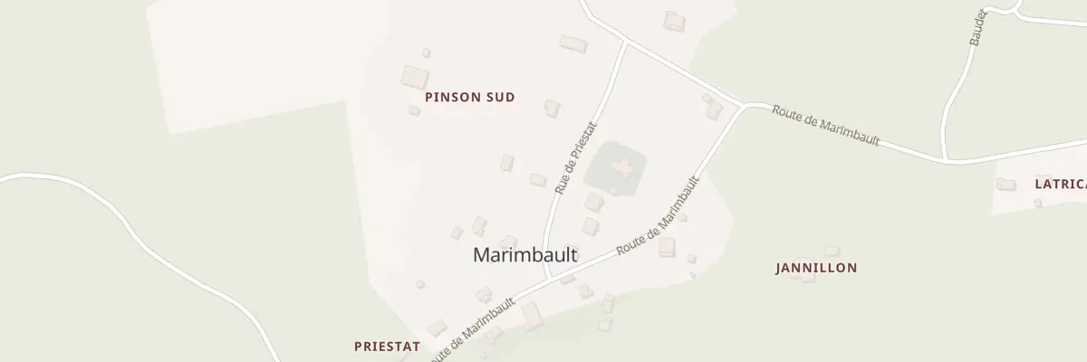 Plan du 7 Le Bourg à Marimbault