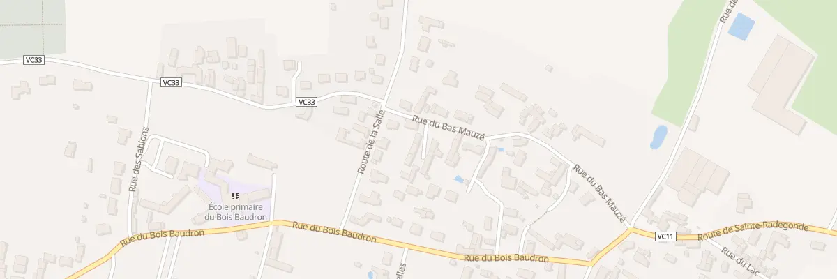 Plan du 2 Rue du Bas Mauzé à Thouars