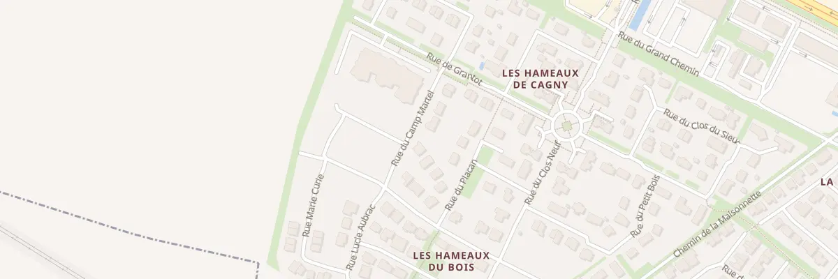 Plan du 9 Rue du Camp Martel à Cagny