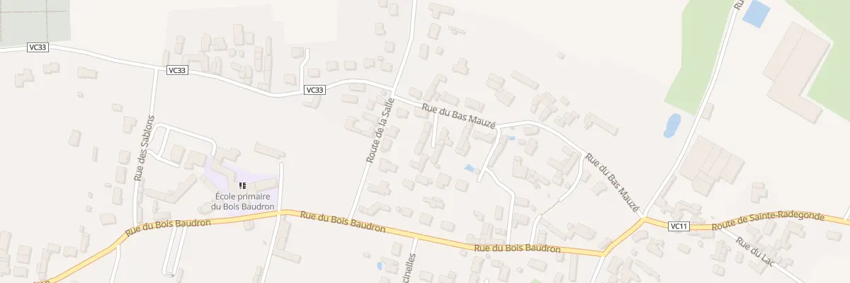 Plan du 4 Rue du Bas Mauzé à Thouars