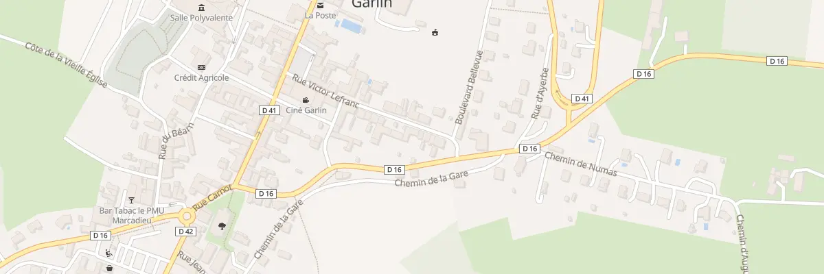 Plan du 9005 Rue Victor Lefranc à Garlin