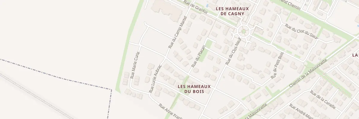 Plan du 20 Rue Simone Veil à Cagny